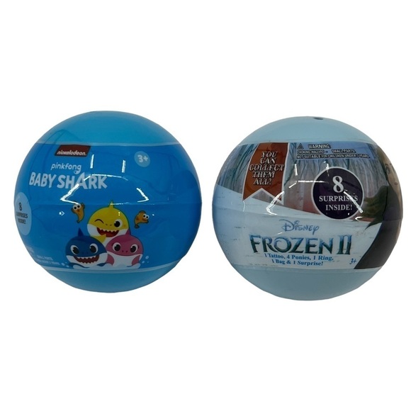 NWT Nickelodeon Baby Shark & Disney Frozen II Surprise Balls - Picture 1 of 3